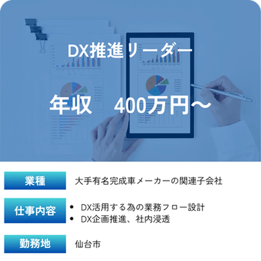 求人事例 DX推進リーダー